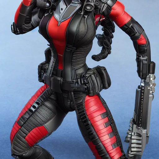 Image similar to the baroness from hasbro g. i joe, 8 k hyperdetailed, photo realistic