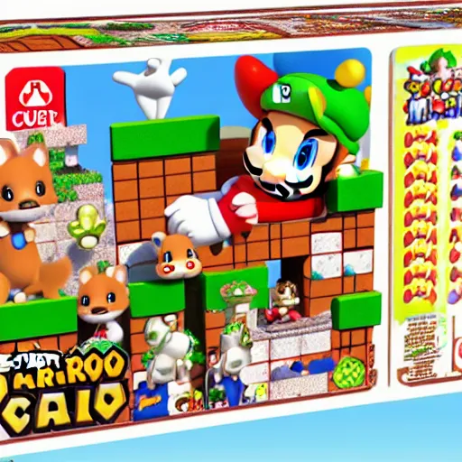 Image similar to super mario calico critters