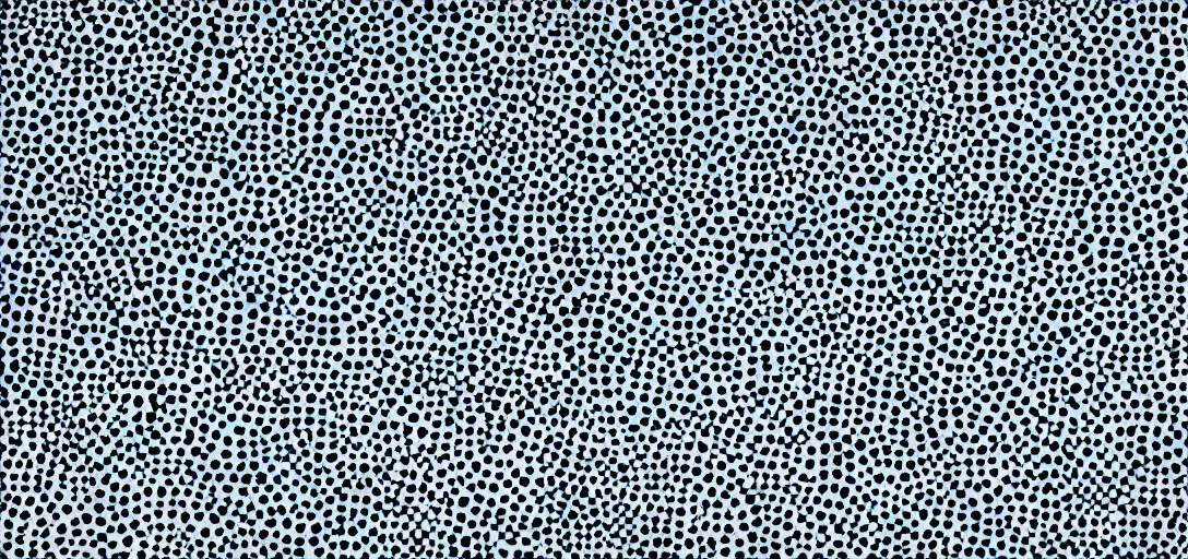 Image similar to morning sun by yayoi kusama