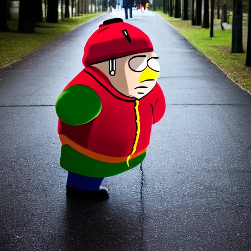 Image similar to angry Eric Cartman as a real life human, XF IQ4, f/1.4, ISO 200, 1/160s, 8K, RAW, unedited, symmetrical balance, in-frame