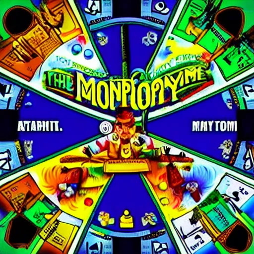 Image similar to the monopoly man dmt psychedelic art