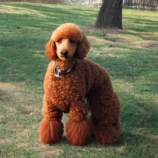 Image similar to scoobydoo, poodle style