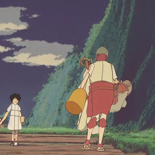 Prompt: scene by Studio Ghibli