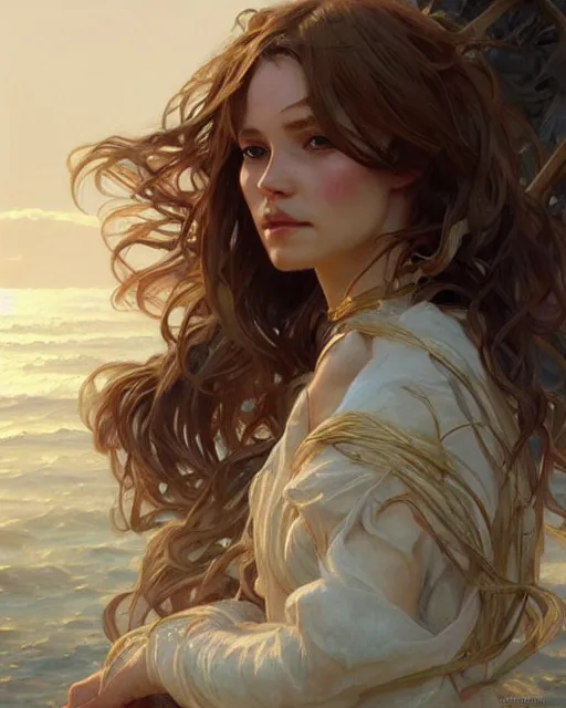 Prompt: portrait of an island made of blonde women, real life skin, intricate, elegant, highly detailed, artstation, concept art, smooth, sharp focus, art by artgerm and greg rutkowski and alphonse mucha