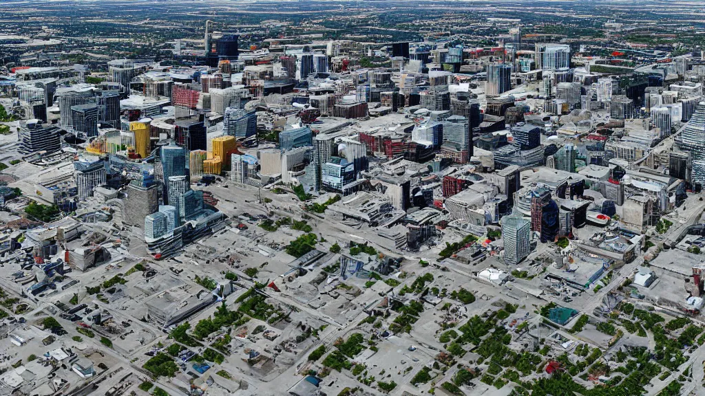 Image similar to tilt shift undeviating winnipeg