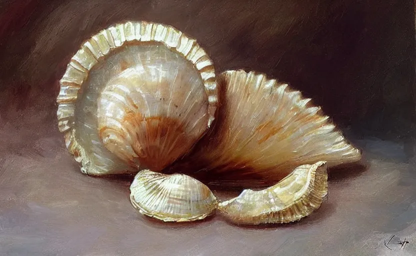 Image similar to Beautiful alchemy seashell. By Konstantin Razumov, highly detailded