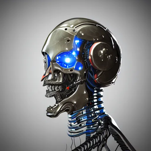 Image similar to cybernetic head, cybernetic arms, cybernetic legs, cosmic scary, 8 k textured, sharp, super fine details, ultra realistic, cinematic lighting