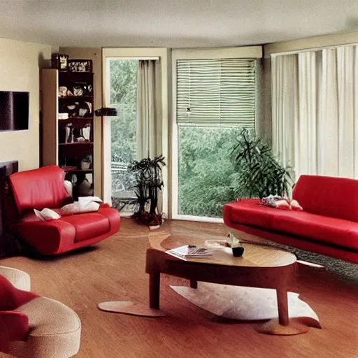 Image similar to the typical american living room from 1 9 8 5