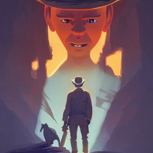 Image similar to face icon stylized minimalist raiders of the lost ark 1 9 8 1, loftis, cory behance hd by jesper ejsing, by rhads, makoto shinkai and lois van baarle, ilya kuvshinov, rossdraws global illumination