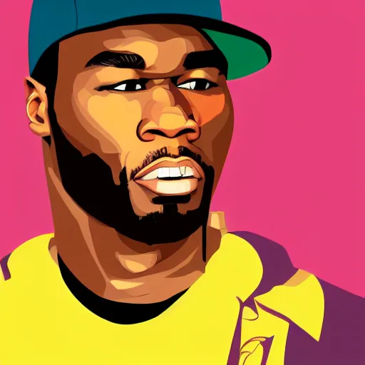 Image similar to vector art of 5 0 cent