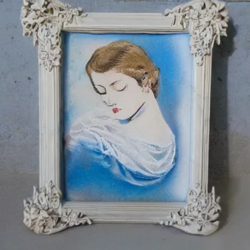 liquid marble acrylic paint from victorian era of Stable Diffusion