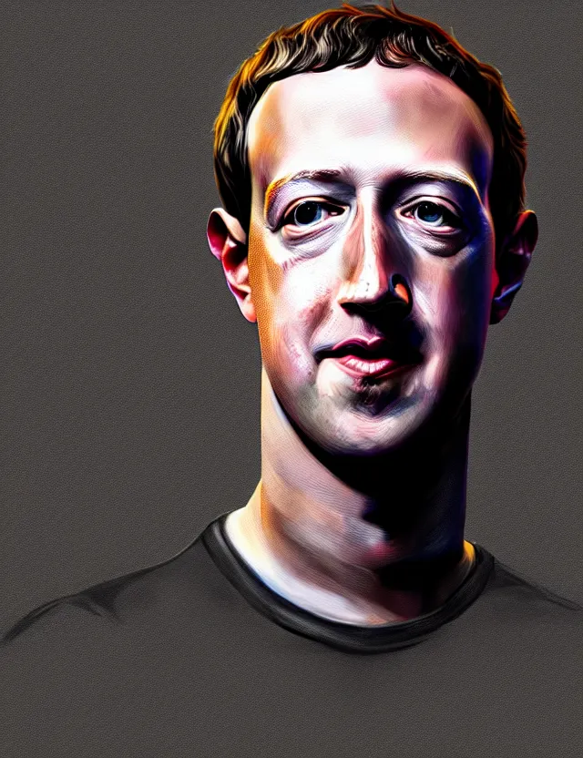 Image similar to a detailed digital painting of mark zuckerberg as an armoured dark lord, trending on artstation, digital art, 4 k resolution, detailed, high quality, sharp focus, hq artwork, coherent, insane detail, character portrait