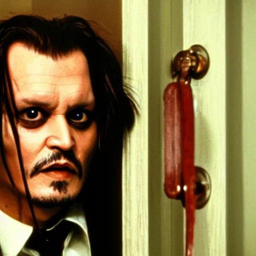 Image similar to Johnny Depp plays Jack Torrance in Shining