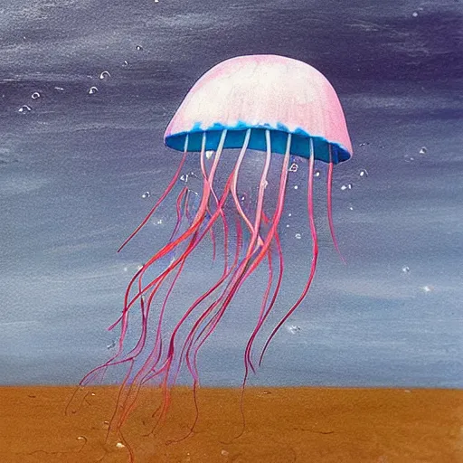 Image similar to “jellyfish in the storm”