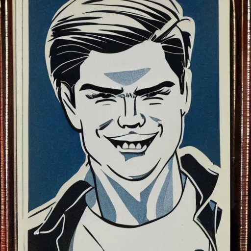 Prompt: Archie Andrews as drawn by Harry Lucey