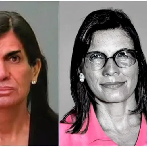 Prompt: jair bolsonaro as a woman