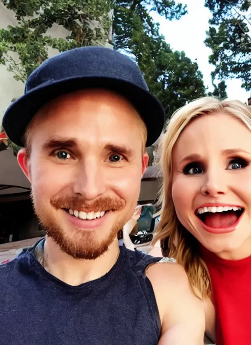 Image similar to first person view of a date with kristen bell