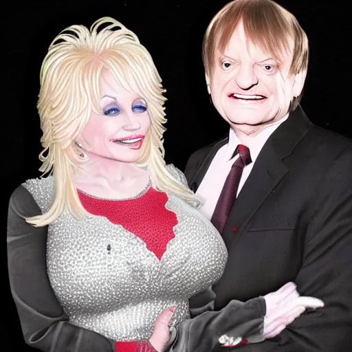 Prompt: morph between mark e smith and dolly parton