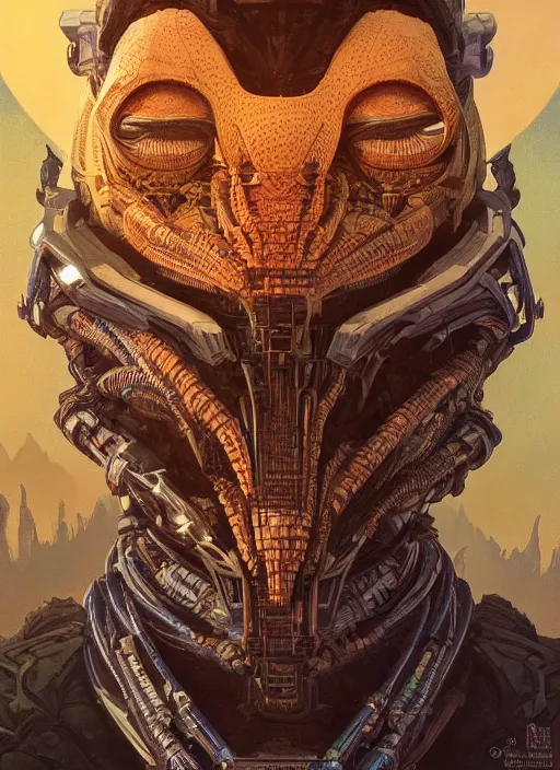 Prompt: symmetry!! portrait of alien made of cereal in the style of horizon zero dawn, machine face, intricate, elegant, highly detailed, digital painting, artstation, concept art, smooth, sharp focus, illustration, art by artgerm and greg rutkowski and alphonse mucha, 8 k