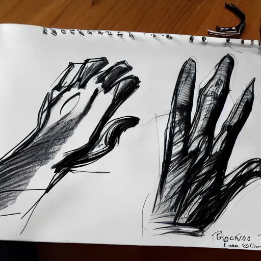 Image similar to practice hand sketches