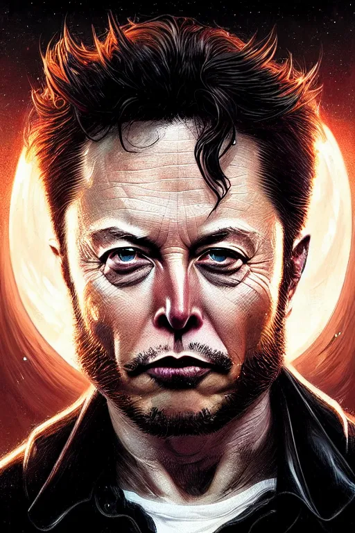 Image similar to elon musk as wolverine, realistic portrait, symmetrical, highly detailed, digital painting, artstation, concept art, smooth, sharp focus, illustration, cinematic lighting, art by artgerm and greg rutkowski and alphonse mucha