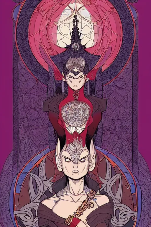 Prompt: intense wiccan cover art bakground geometrical glass in the throne room intricate elegant highly detailed artstation concept art illustration art by akira toriyama and sam bosma and james gilleard