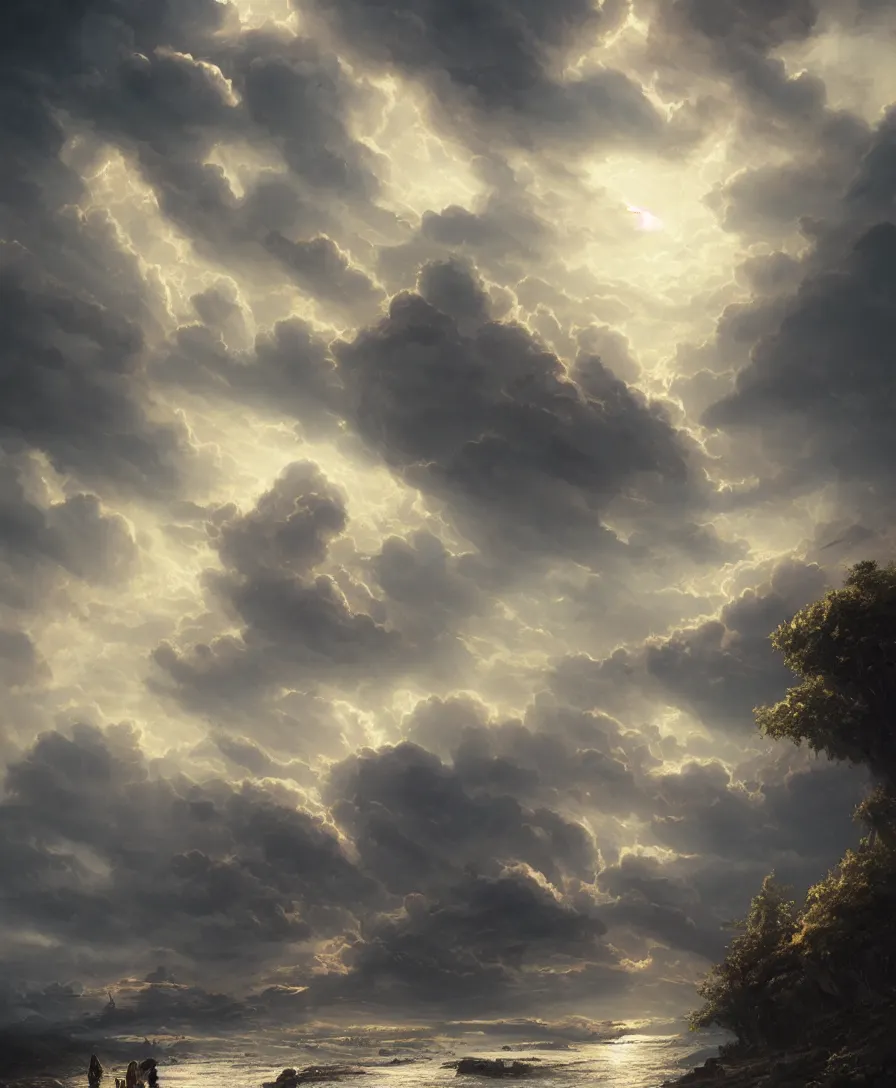 Prompt: hyper realistic brother the clouds, illustrated by greg rutkowski, beautiful volumetric lighting, intricate, ultra detailed, photorealistic, trending on artstation, octane render, 8 k