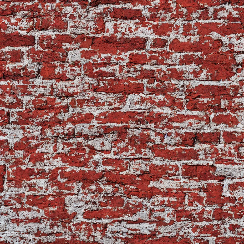 Prompt: old painted brick texture