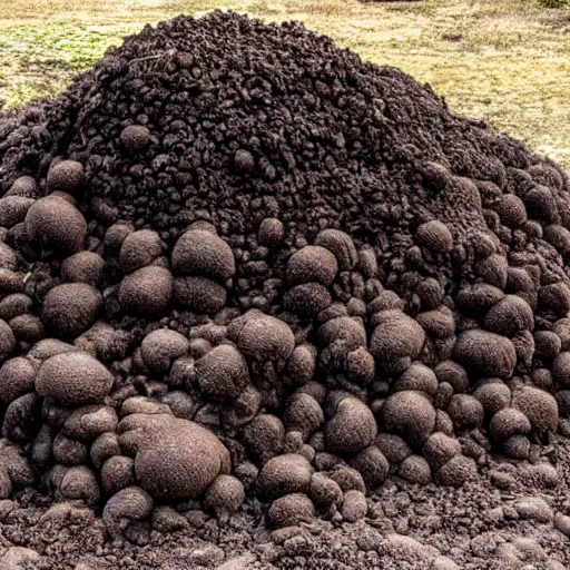 Image similar to a mountain of moles