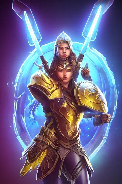 Image similar to shield fantasy epic legends game icon stylized digital illustration radiating a glowing aura global illumination ray tracing hdr fanart arstation by ian pesty and katarzyna da „ bek - chmiel