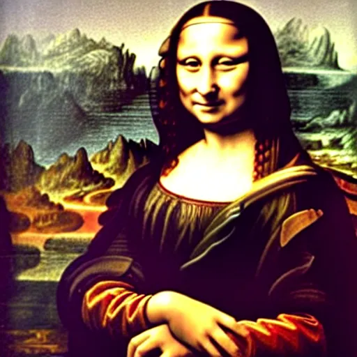 Prompt: Danny DeVito as the Mona Lisa in the painting The Joconde, by Leonardo da Vinci
