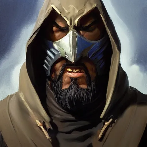 Prompt: greg manchess portrait painting of jax from mortal kombat as overwatch character, medium shot, asymmetrical, profile picture, organic painting, sunny day, matte painting, bold shapes, hard edges, street art, trending on artstation, by huang guangjian and gil elvgren and sachin teng