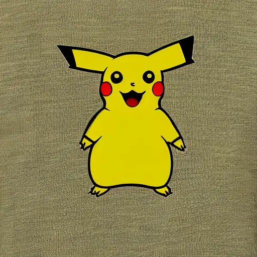 Prompt: a uranium pikachu