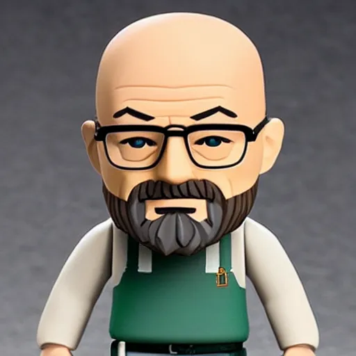 Image similar to walter white as a nendroid figurine