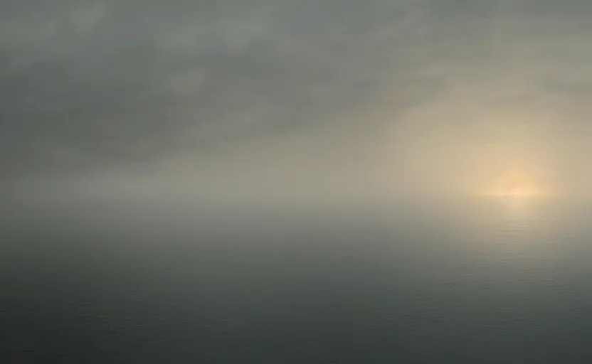 Image similar to a stranger lake directed by charlie kaufman ( 2 0 0 1 ) anamorphic lenses, foggy volumetric evening light, cinematic trending on artstation in the style of greg rutkowski