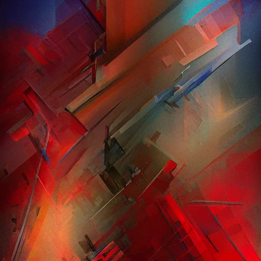 Image similar to the brittle. digital painting, vertical, intricate, beautiful, detailed, grunge, sharp focus, abstract art by kuvshino and el lissitzky and artgerm and kandinsky, trending on artstation. blue, dark red and dark purple color scheme, gradient darker to bottom