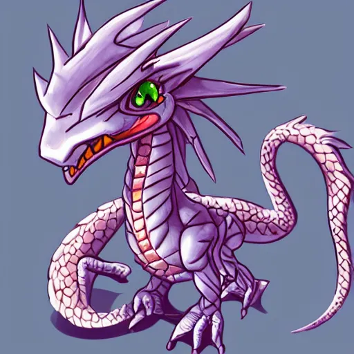 Prompt: a majestic dragon, hd, high quality chibi art
