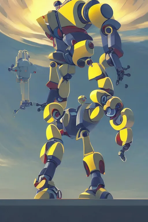 Image similar to metabots medabots medarotto medarot robot minimalist comics, behance hd by jesper ejsing, by rhads, makoto shinkai and lois van baarle, ilya kuvshinov, rossdraws global illumination ray tracing hdr radiating a glowing aura