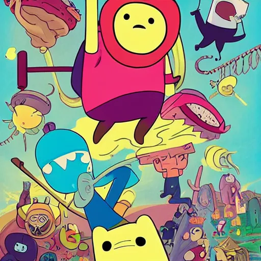 Image similar to adventure time show