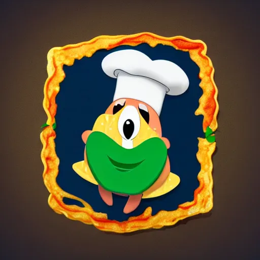 Prompt: cute platypus wearing a chef hat and holding a lasagna into an over, with three basil leaves over the lasagna, disney old style, ultradetailed, 3 d, disney style