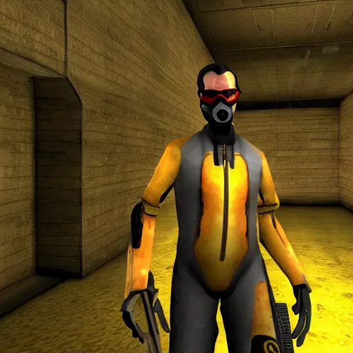 Prompt: half - life g - man ending