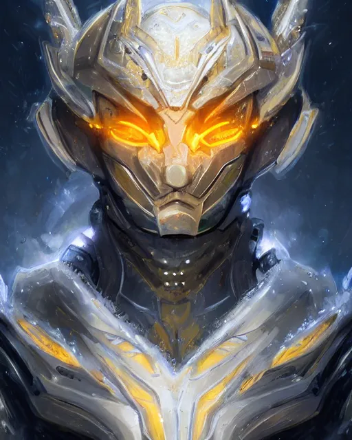 Prompt: portrait of dragon in cyber armor, dreamy and ethereal, expressive pose, gold eyes, fantasy, intricate, elegant, many lightning, cold color, highly detailed, digital painting, artstation, concept art, cyberpunk wearing, smooth, sharp focus, led, illustration.