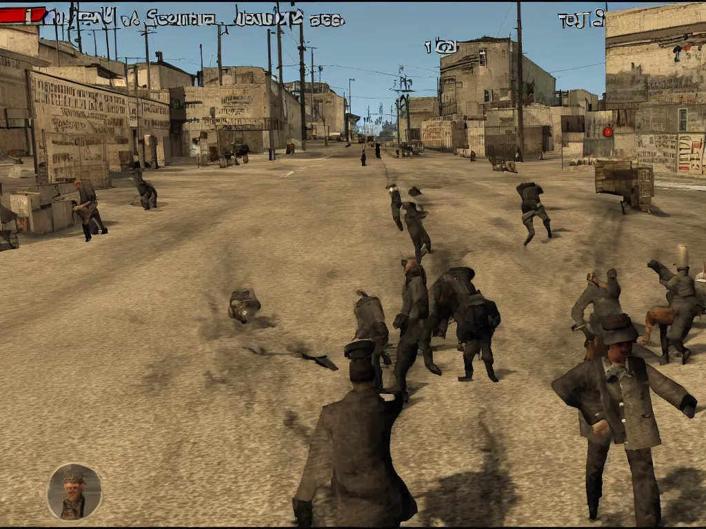 Prompt: russian revolution 1917; GTA San Andreas screenshot