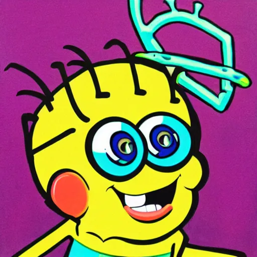 Image similar to spongebobpunk. hyperdetailed photorealism