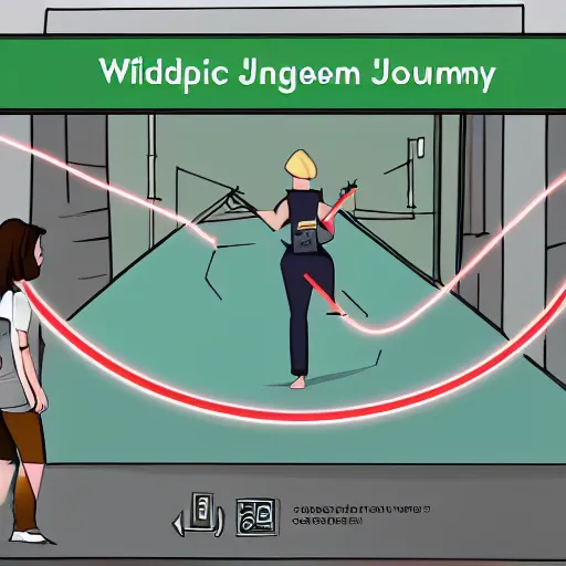 Image similar to wikihow illustration explaining midjourney