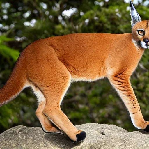 Image similar to caracal in crown