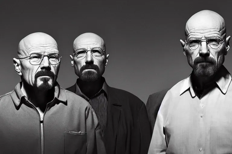 Prompt: walter white concert