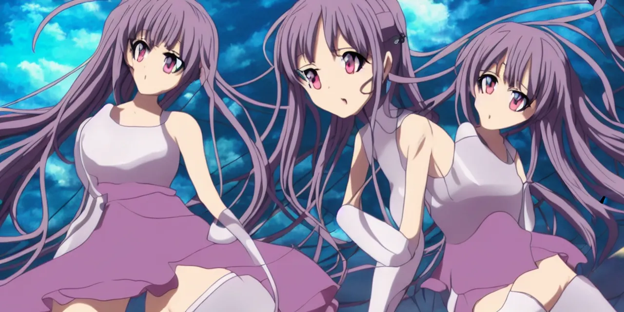Image similar to mercurial anime girl