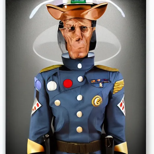 Image similar to Alien leader in uniform by carles dalmau