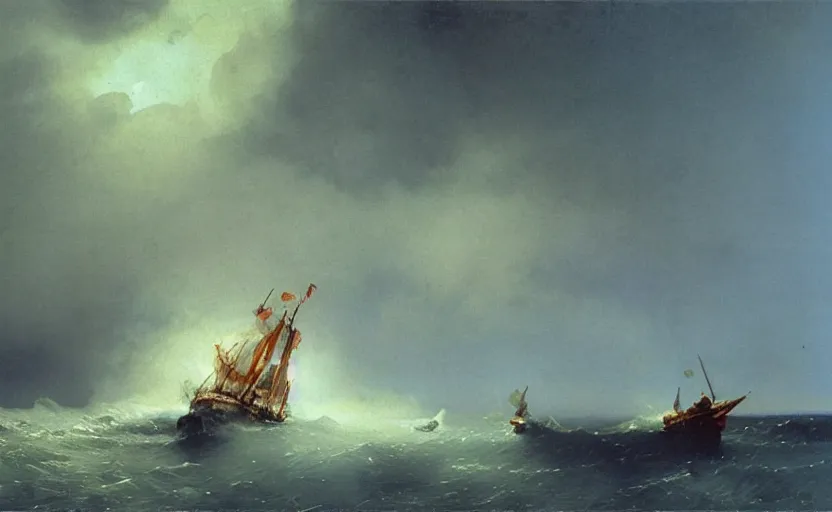 Image similar to by aivazovsky